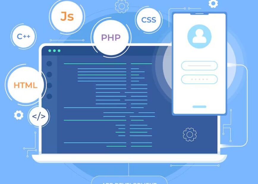 Screen and mobile for app development using Programming Languages as PHP and C++